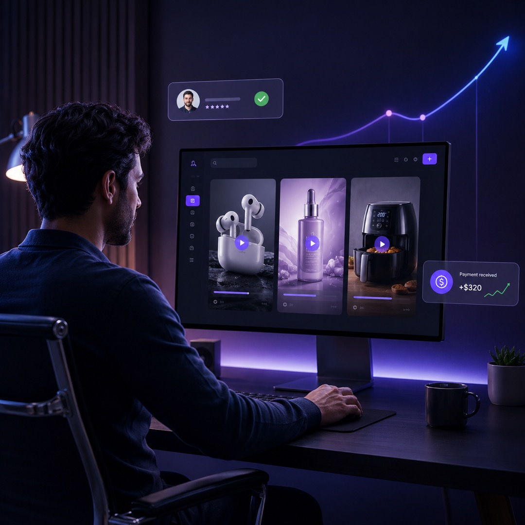 Sell review-video packages to sellers